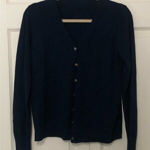 Classic Navy Cardigan